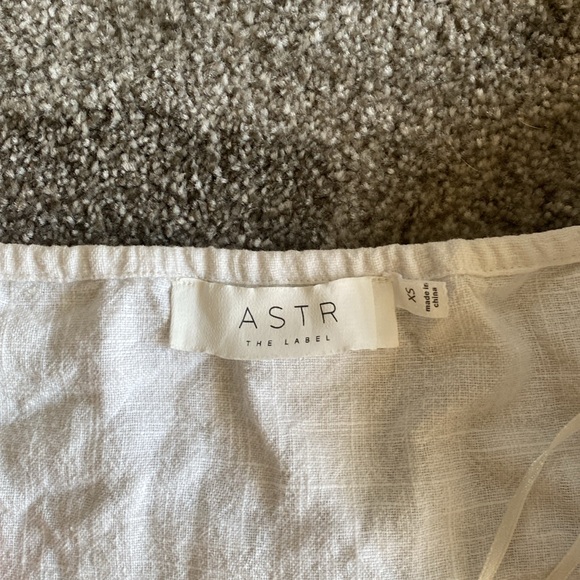 Linen Cross Over Dress - Picture 3 of 4